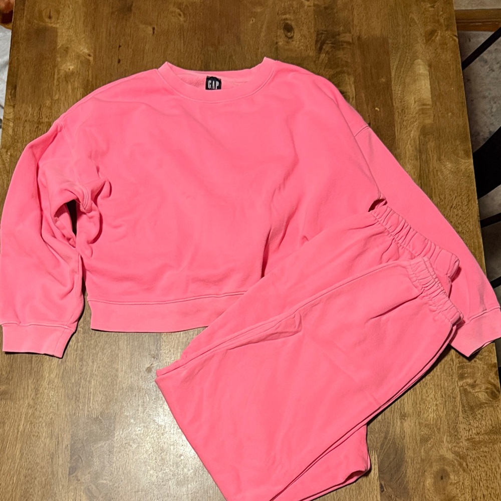 GAP Womens Bright Pink Joggers